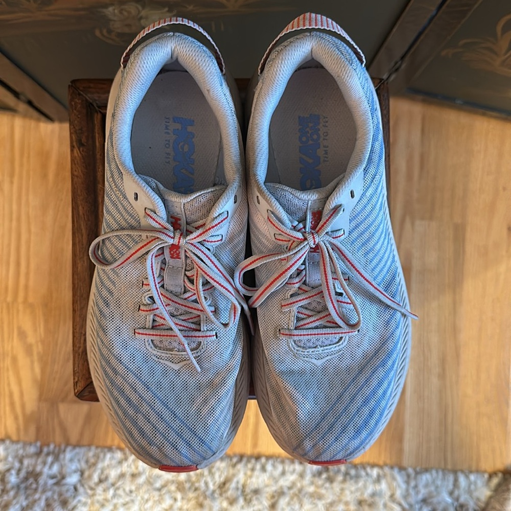 HOKA One One Womens 7.5 Running Shoe Placid Blue Plein Air Rincon 1102875 *523 - Picture 3 of 12